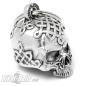 Mobile Preview: 3D Skull With Celtic Knot Biker-Bell Celtic Skull Motorcycle Ride Bravo Bell